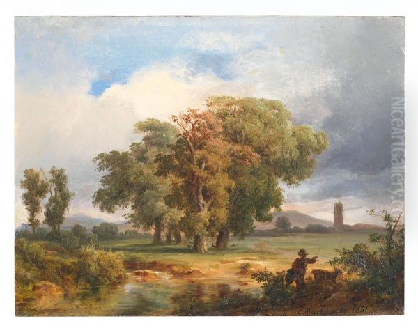 Motif of the Cascina in Pisa - view 1
