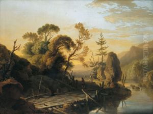 Landschaft mit Knuppeldamm