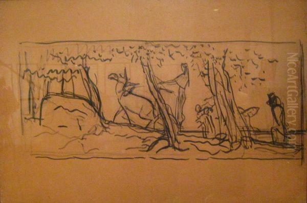Odysseus and Nausicaa - view 1