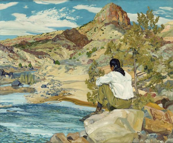 On the Rio Grande - view 1