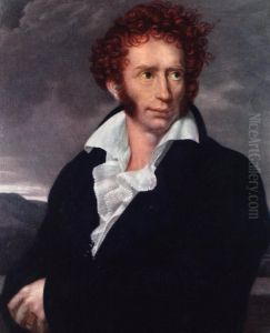 Ugo Foscolo, Italian poet by Francois-Xavier Fabre