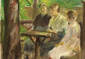 The Daughters of the Artist in the Garden The Daughters of the Artist in the Garden