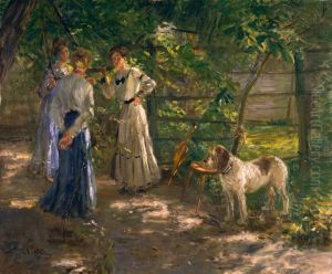 The Daughters of the Artist in the Garden The Daughters of the Artist in the Garden