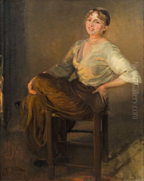 Laughing girl - view 1