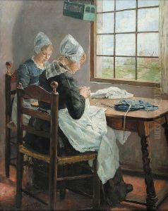 Dutch seamstressesm (Sisters in the sewing room) Dutch seamstressesm (Sisters in the sewing room)