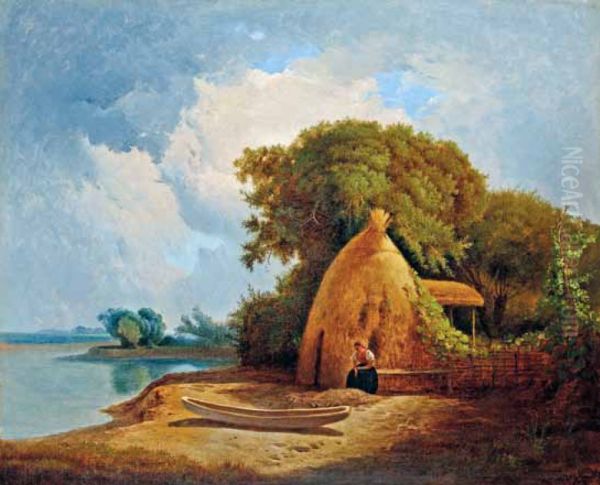 Landscape with the Lake Balaton - view 1