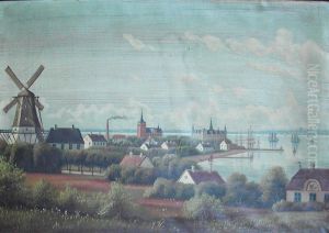 A view of Helsingor (Elsinore), Denmark.