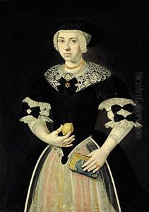 Portrait of Ingeborg Bording, nee Broberg. by unknown