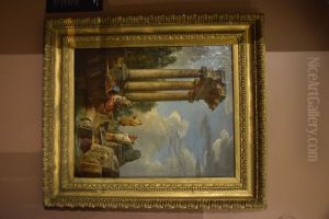 Predicateur de les ruines antiques by Giovanni Paolo Panini