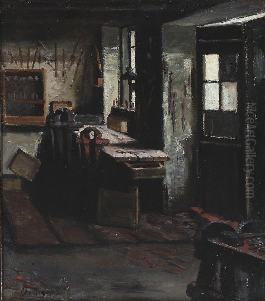 Interior of a workshop. - view 1