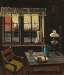 Interior med kaffekande.