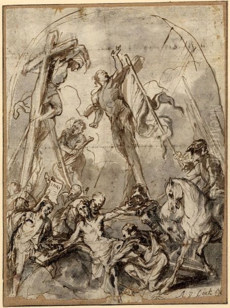 Christ nailed to the Cross - view 1