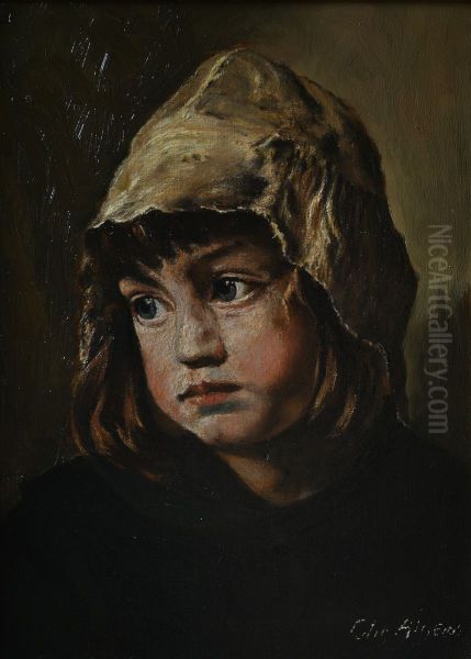 Portrait of a girl with a cap. - view 1