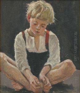 Portraet af lille dreng. Portraet af lille dreng.