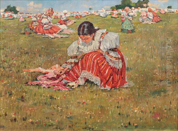 Women in Field - view 1