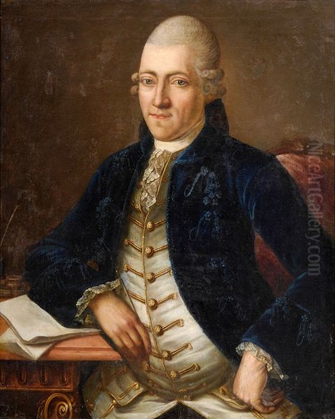 Portrait of Johann Kaspar Enslin - view 1