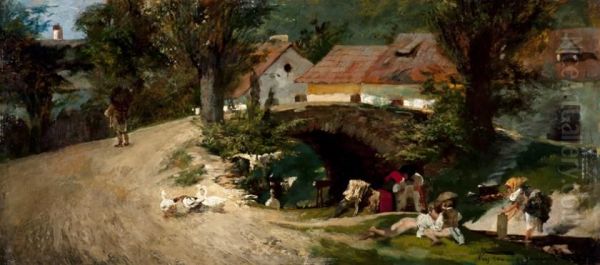 Village Scene - view 1