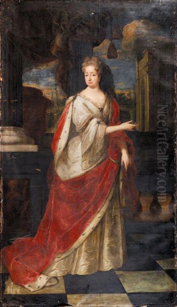 Portrait of the Electress Sophia of Hanover (1630-1714), later wife of Ernst August II of Saxe-Weimar - view 1