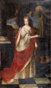 Portrait of the Electress Sophia of Hanover (1630-1714), later wife of Ernst August II of Saxe-Weimar by Jacques Vaillant