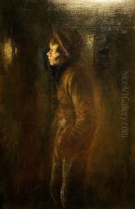 Vagabond Walking at Night by Laszlo Mednyanszky