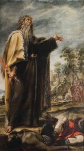 Elias y los profetas de Baal