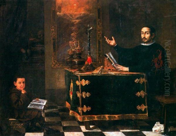 Don Miguel de Manara leyendo la regla de la Hermandad de la Santa Caridad - view 1
