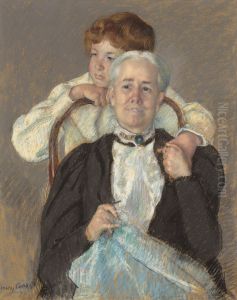 Portrait of Mrs. Cyrus J. Lawrence with her Grandson R. Lawrence Oakley by Mary Cassatt