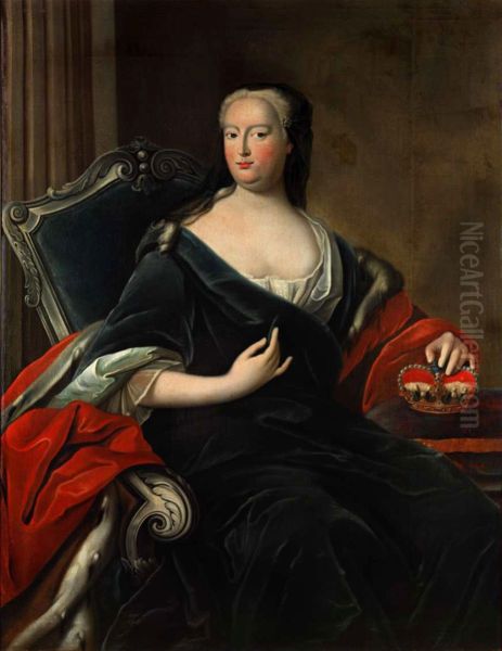 Portrat der Herzogin Antoinette Amalie zu Braunschweig-Luneburg - view 1