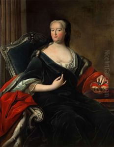 Portrat der Herzogin Antoinette Amalie zu Braunschweig-Luneburg Portrat der Herzogin Antoinette Amalie zu Braunschweig-Luneburg