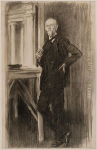 Portrait of Charles Martin Loeffler by John Singer Sargent
