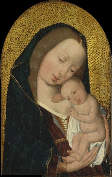 Virgin and Child (rounded at the top) - view 1