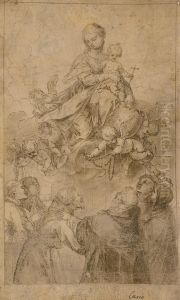 The Virgin And Child In Glory
