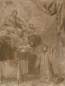 The Christ Child Appearing To Saint Simon Stock