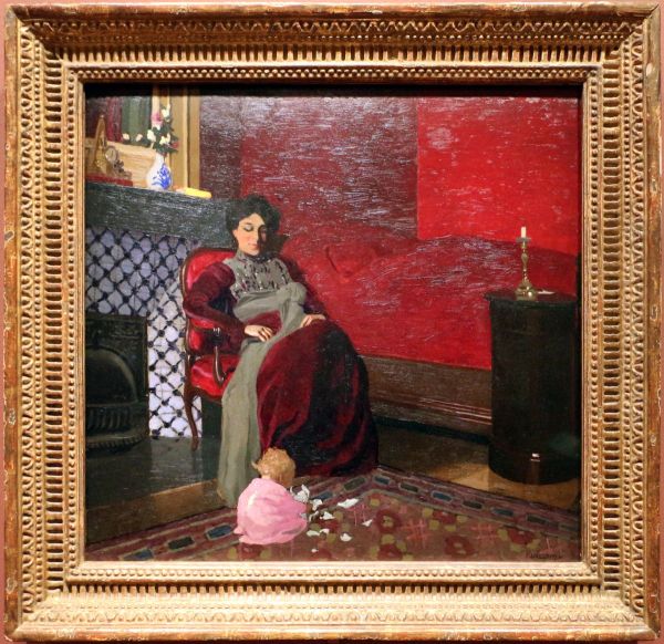 madame vallotton e sua nipote, germaine aghion - view 1