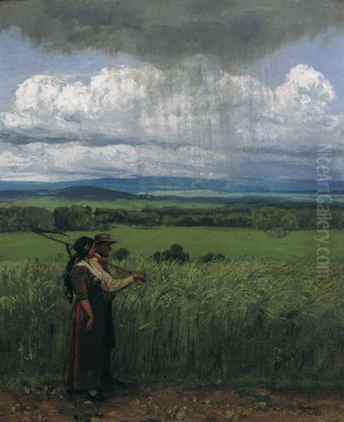 Approaching thunderstorm - view 1