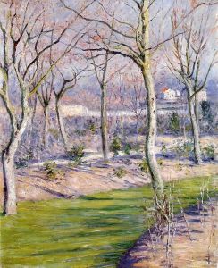 Le jardin du Petit Gennevilliers en hiver (1894)