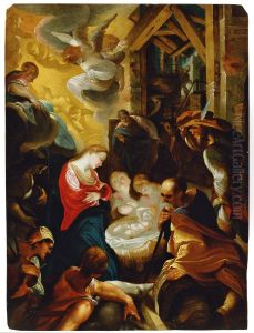 The Adoration of the Shepherds by Joseph Heintz the Younger