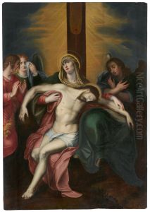 The Lamentation of Christ with Angels