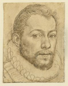 Self-portrait of Hendrick Goltzius (1558-1617) by Goltzius Hendrick