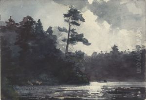 Adirondack Lake by Winslow Homer