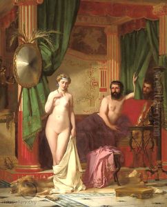 The Myth of King Candaules by Charles-Desire Hue