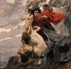 Love and the Fates by Ettore Tito