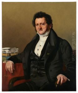 Bankier David Seligmann, Freiherr von Eichthal by Franz Xavier Winterhalter
