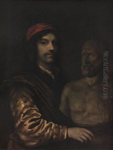 Self-portrait of Philips Koninck (1619-1688) by Philips Koninck