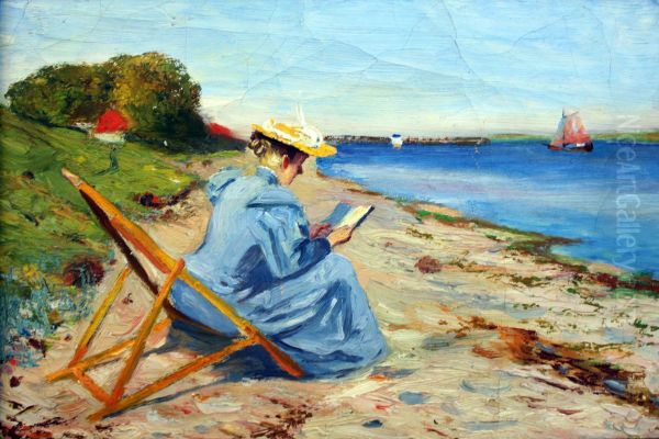Toni Eckener am Strand bei Rinkenis - view 1