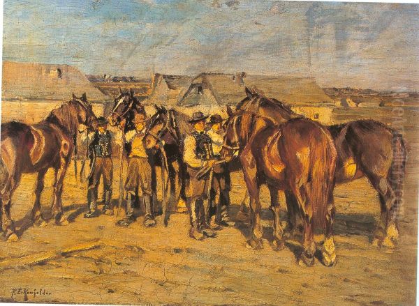 Horse market - view 1