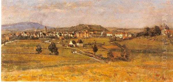 Balingen mit Bebelt, von Norden - view 1