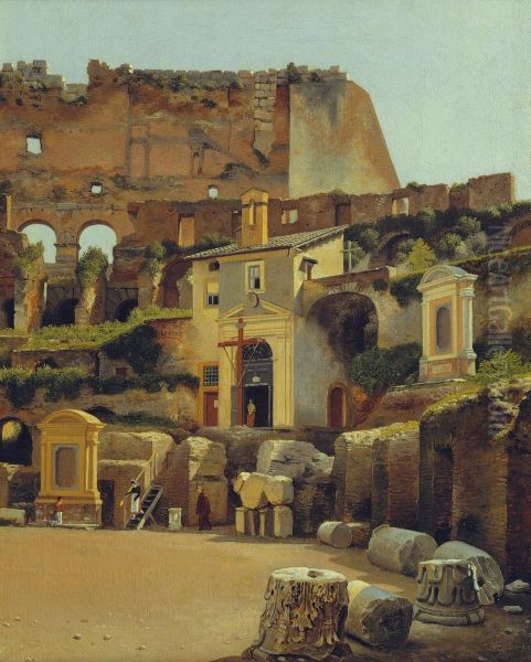 Interior of the Colosseum in Rome. - view 1
