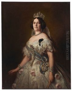 Isabelle, reine d'Espagne by Franz Xavier Winterhalter