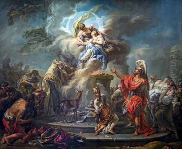 The sacrifice of IphigeniaFrancais:Le sacrifice d'IphigenieItaliano:Il sacrificio di Ifigenia - view 1